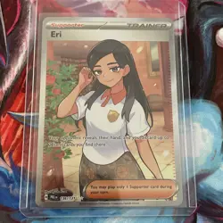 Eri 136/131 Prismatic Evolutions Holo Pokemon Card Trainer Supporter - Image 1