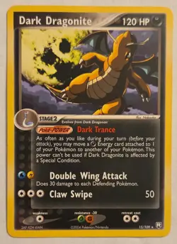 Dark Dragonite Team Rocket Returns 15/109 Rare Pokemon Card - Image 1