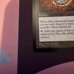 Mox Diamond Stronghold MTG Excellent - Image 5