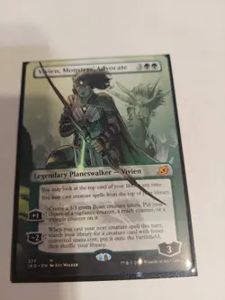 Vivien, Monsters' Advocate (Borderless) Ikoria: Lair of Behemoths Regular - Image 1
