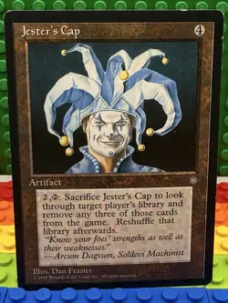 1x Jester's Cap - Ice Age (ICE) LP/EX - VINTAGE MTG RARE - Image 1