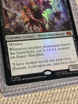 Super Shredder Teenage Mutant Ninja Turtles Foil MTG TMNT Mythic Near Mint - Image 2