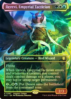 MTG FOIL Derevi, Empyrial Tactician - Bloomburrow Commander #087 - Image 1