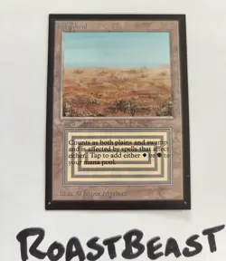 Magic The Gathering - Collectors' Edition - Scrubland Domestic Edition 1993 NM- - Image 1