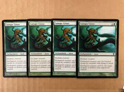 MTG 4x Canopy Cover # 98 Worldwake Modern Magic the Gathering x4 NM - Image 1