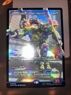magic the gathering tmnt Donatello, Gadget Master Showcase Foil - Image 1