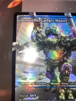 magic the gathering tmnt Donatello, Gadget Master Showcase Foil - Image 2