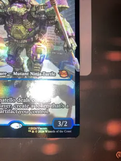 magic the gathering tmnt Donatello, Gadget Master Showcase Foil - Image 4