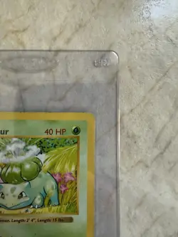 Pokemon Bulbasaur 44/102 SHADOWLESS Base Set 1st Edition English 1999 WOTC MP - Image 2