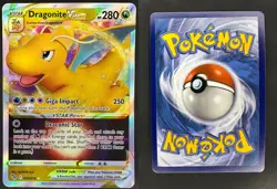 DRAGONITE VSTAR 050/078 HOLO RARE VSTAR POKEMON GO POKEMON NM - Image 3