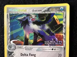 2005 Mightyena 24/113 EX Delta Species Pokemon Reverse Holo Stamped - MP - Image 3