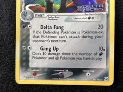 2005 Mightyena 24/113 EX Delta Species Pokemon Reverse Holo Stamped - MP - Image 4
