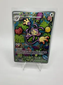 AMBIPOM 107/094 PHANTASMAL FLAMES POKEMON (ILLUSTRATION RARE, NM) - Image 1
