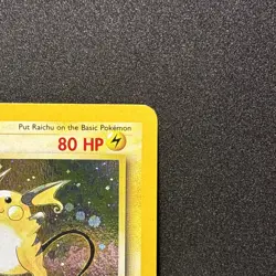 Pokemon TCG Base Set 2 Holo Unlimited Holo Rare Raichu 16/130 - Image 5