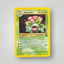 Pokemon Venusaur 013 WOTC Black Star Promo LP+ Condition - Image 1