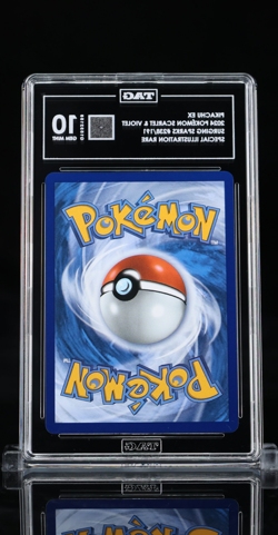 Pokemon 2024 Pikachu ex 238/191 SIR Surging Sparks GEM MINT TAG 10 - Image 2