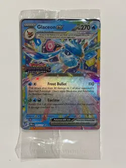 Pokemon TCG Glaceon ex 026/131 (Prismatic Evolutions Stamp) Promo Sealed - Image 1