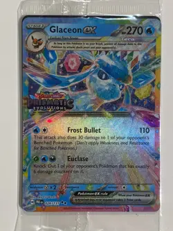 Pokemon TCG Glaceon ex 026/131 (Prismatic Evolutions Stamp) Promo Sealed - Image 2