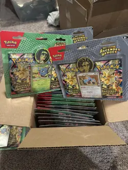 Pokemon TCG Ascended Heroes 16 Booster Packs in 8 - 2 pack blisters sealed - Image 1