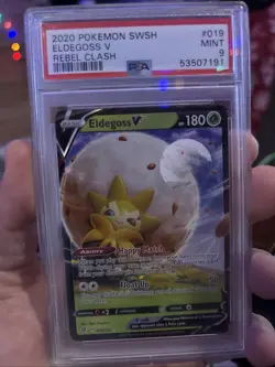 2020 Pokemon SWSH Champion's Path Eldegoss v PSA Gem Mint 9 - Image 1