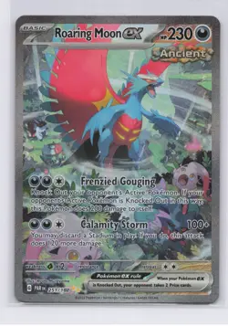 Roaring Moon ex NM SIR 251/182 Paradox Rift Pokemon TCG Holo - Image 1