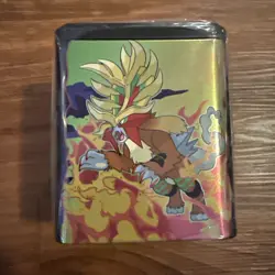 2025 Pokemon TCG Stack Em High Stacking Tin With 3 Booster Packs - Image 2