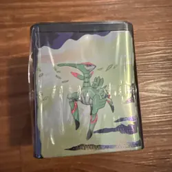 2025 Pokemon TCG Stack Em High Stacking Tin With 3 Booster Packs - Image 3