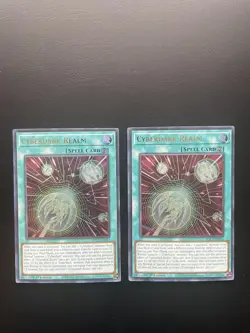 Yugioh Cyberdark Realm SDCS-EN023 1st Edition Ultra Rare NM/LP X2 - Image 1