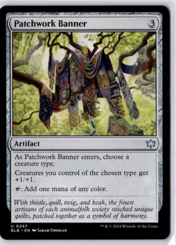 Patchwork Banner Bloomburrow Regular NM U 0247 - Image 1