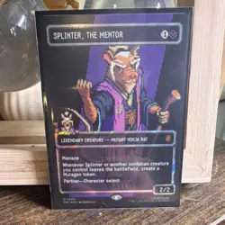 Splinter, the Mentor (0089) (Borderless) (Surge Foil) TMNT (PZA) MC - Image 1