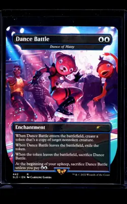 2022 MTG Magic the Gathering Secret Lair Fortnite Borderless #442 Dance Battle - Image 1