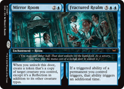 FOIL Mirror Room Fractured Realm - Duskmourn: House of Horror (DSK) - Image 1