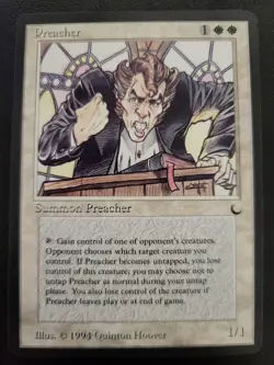 🔮Preacher - The Dark - NM-/EX+ - Magic The Gathering - MTG - Image 1