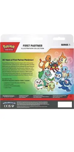 Pokemon TCG First Partner Illustration Collection Series 1 New Sealed Ships 3/20 - Image 2