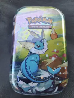 Pokemon TCG Scarlet & Violet Prismatic Evolutions Glaceon Mini Tin Sealed - Image 1