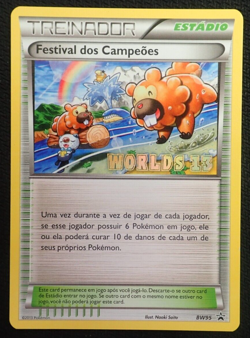 CHAMPIONS FESTIVAL BW95 - POKEMON WORLD CHAMPIONSHIPS 2013 PROMO CARD PORTUGUESE - Image 1