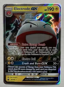 Pokemon Celestial Storm Electrode GX 48/168 Ultra Rare NM - Image 1