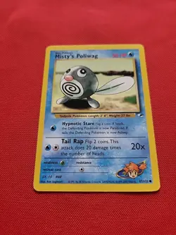 Pokemon: Misty’s Poliwag #89/132 & Misty’s Poliwhirl #53/132 Gym Heros 2000 -M22 - Image 4