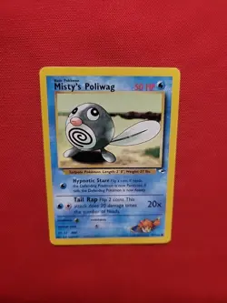 Pokemon: Misty’s Poliwag #89/132 & Misty’s Poliwhirl #53/132 Gym Heros 2000 -M22 - Image 5