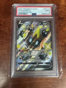 2021 Pokemon SWSH Shining Fates Falinks V Shiny Vault #SV115/SV122 PSA 9 - Image 1