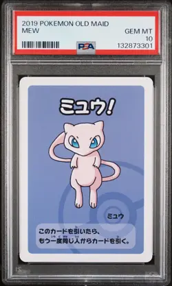 2019 POKEMON OLD MAID MEW PSA 10 - Image 1