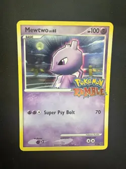2009 Pokemon Pokemon Rumble Mewtwo 9/16 LP - Image 1