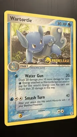 Wartortle Prerelease Stamp Promo NM Pokemon TCG EX: FireRed & LeafGreen 50/112 - Image 2