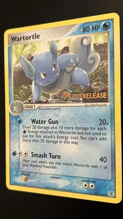 Wartortle Prerelease Stamp Promo NM Pokemon TCG EX: FireRed & LeafGreen 50/112 - Image 3