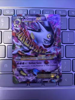 Pokemon Mega Gengar EX #XY166 Holo Full Art Promo 2016 Near Mint - Image 1