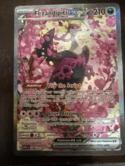 Pokemon TCG Fezandipiti ex 288/217 Special Illustration Rare Ascended Heroes - Image 1