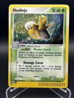 2003 Shedinja 11/97 EX Dragon Holo Rare Pokemon TCG Vintage LP - Image 1