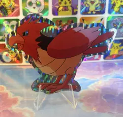 Pokemon Vintage Pocket Monsters Vending HOLO Prism Sticker 90s Nintendo Spearow - Image 3