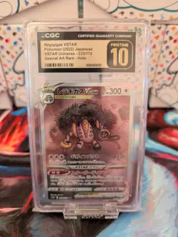 Pokemon Japanese Regigigas VSTAR 233/172 CGC Pristine 10 VSTAR Universe SAR s12a - Image 2