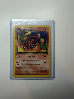 Dark Charmeleon 1st Edition Team Rocket 32/82 Pokemon TCG WotC MP/LP - Image 2